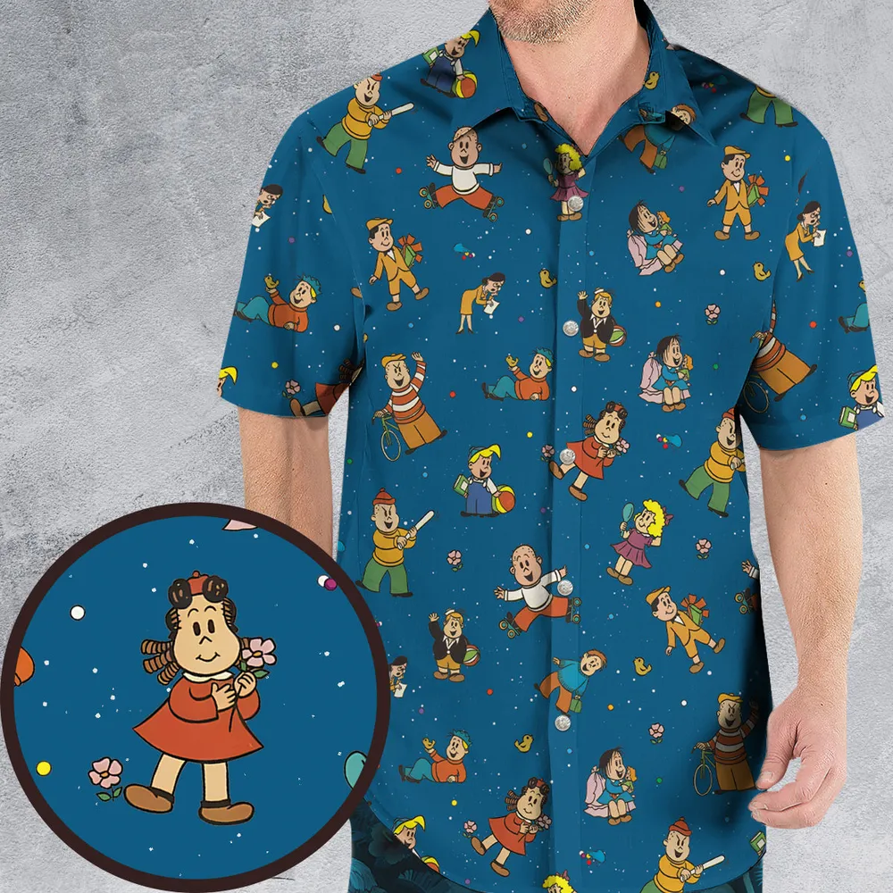 Cartoon Throwback The Little Lulu Show  Hawaiian Shirt - 1