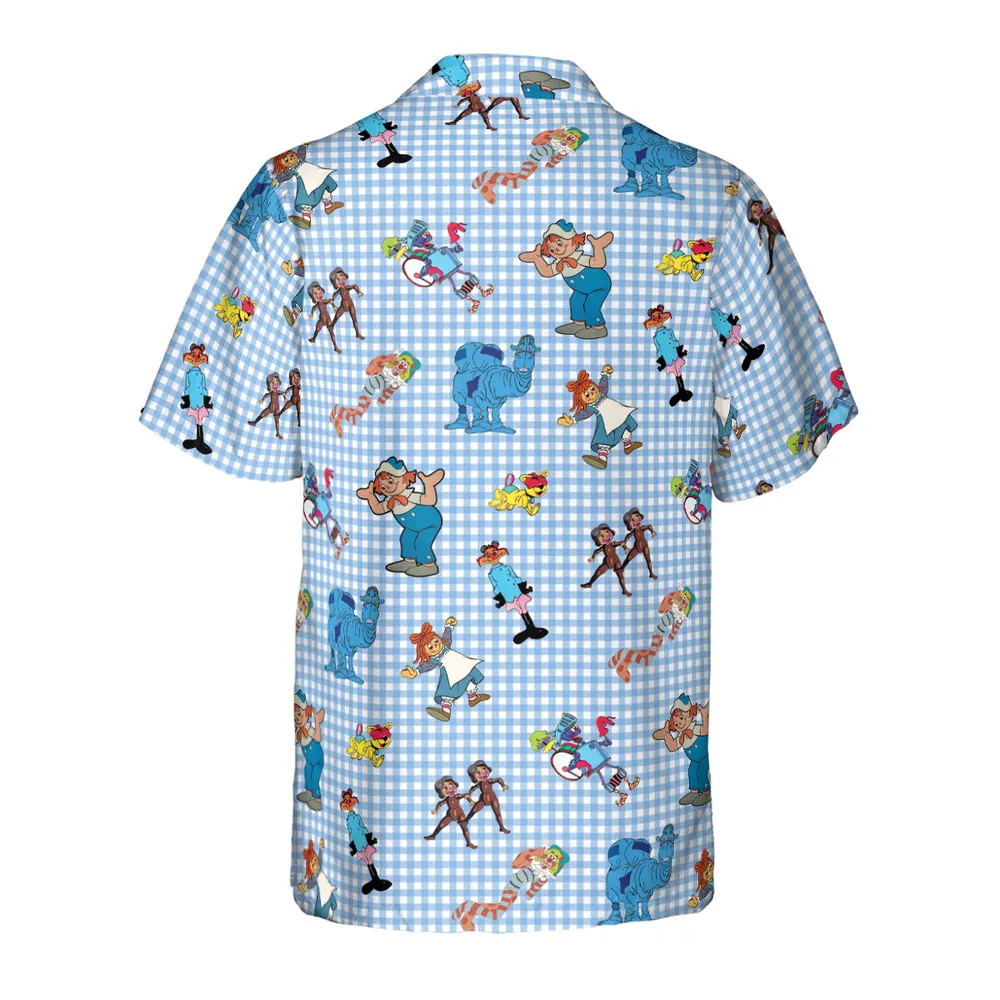 Wholesome Memories Stitched Raggedy Ann & Andy Hawaiian Shirt - 3