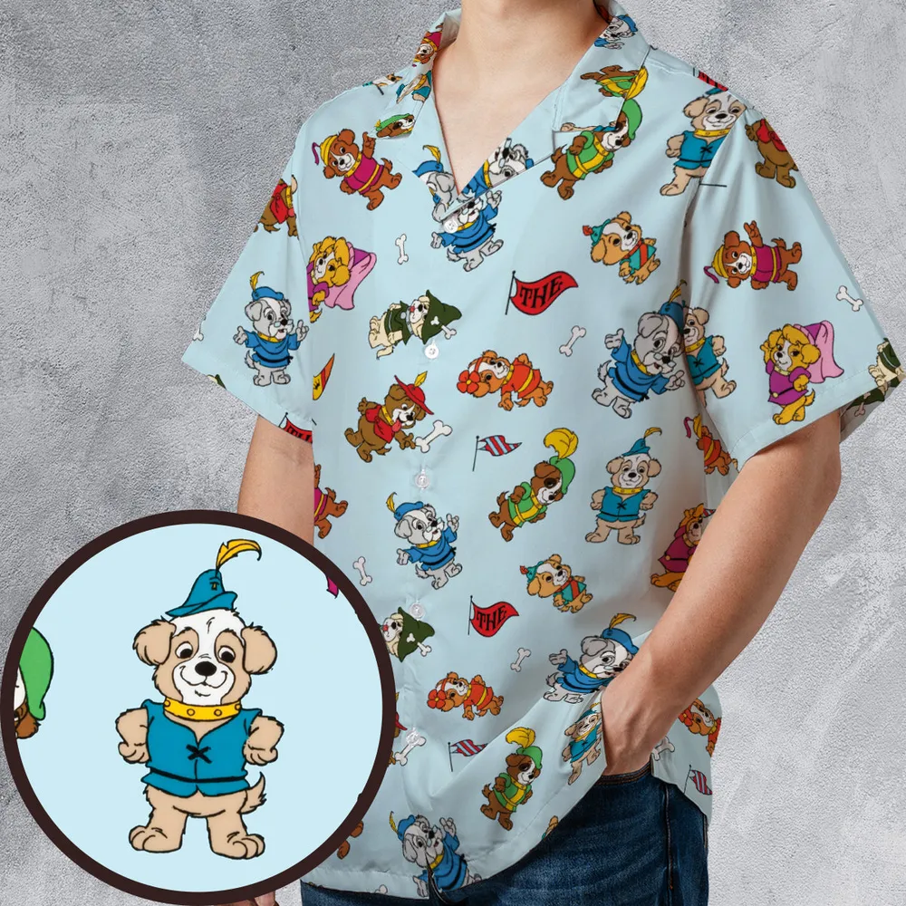 Pup Power The Biskitts Hawaiian Shirt - 1