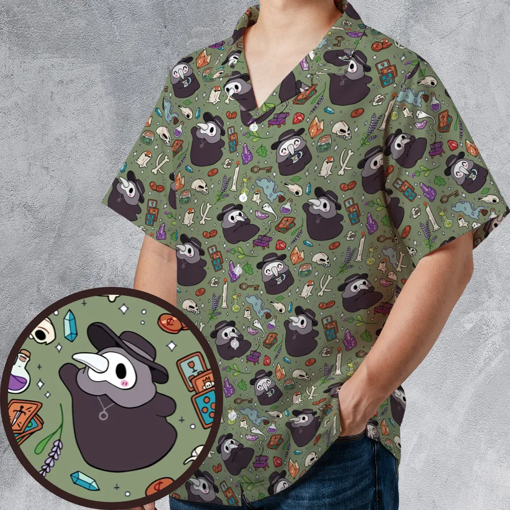 Plague Doctor Hawaiian Shirt - 1