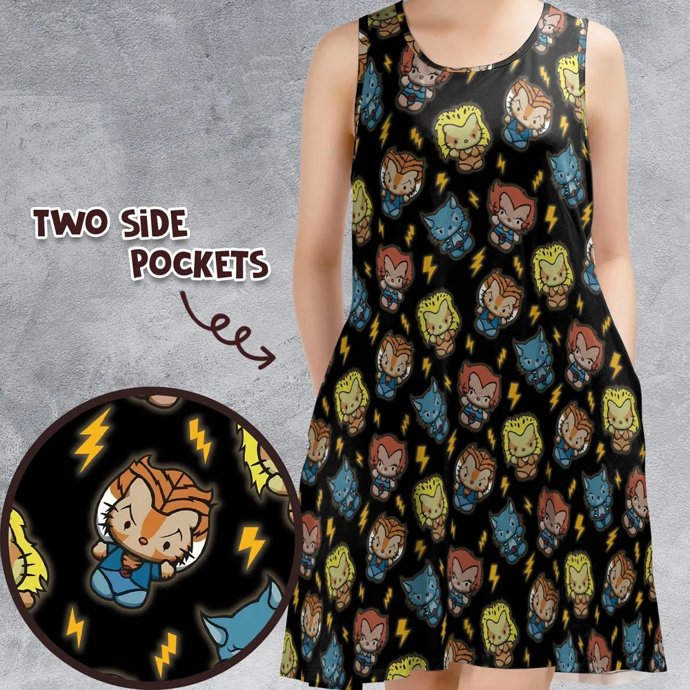 Thunder-Cats Sleeveless Dress - 1