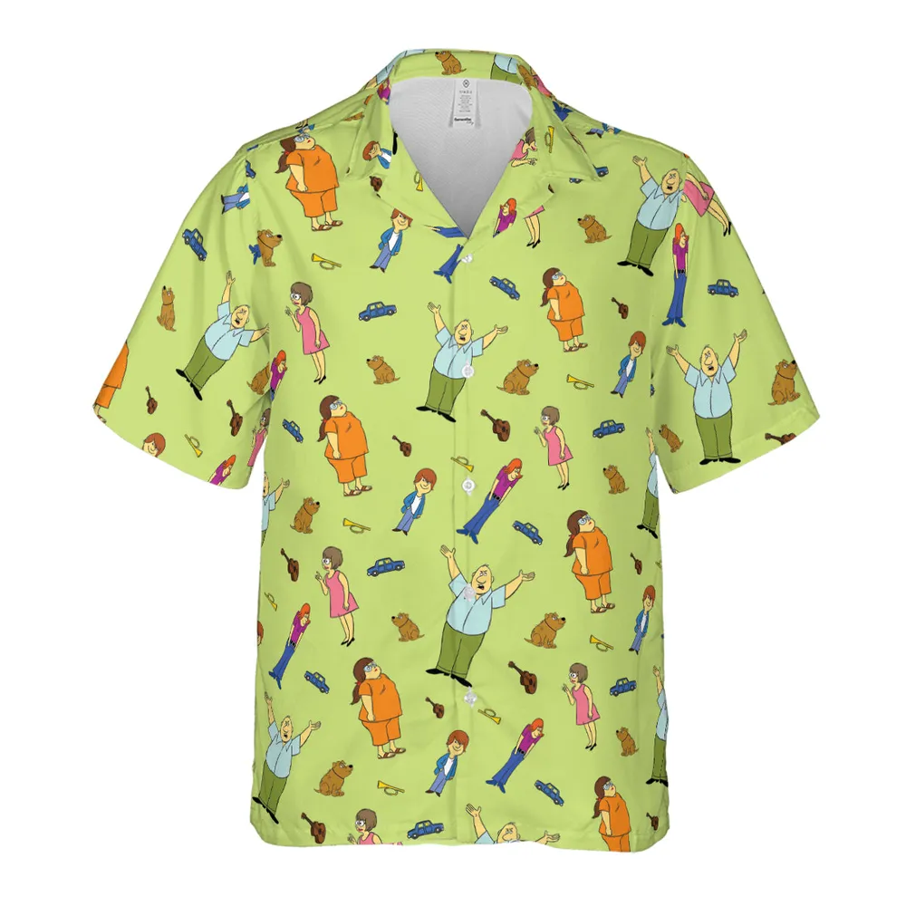 Wait Till Your Father Gets Home Characters Hawaiian Shirt - 2