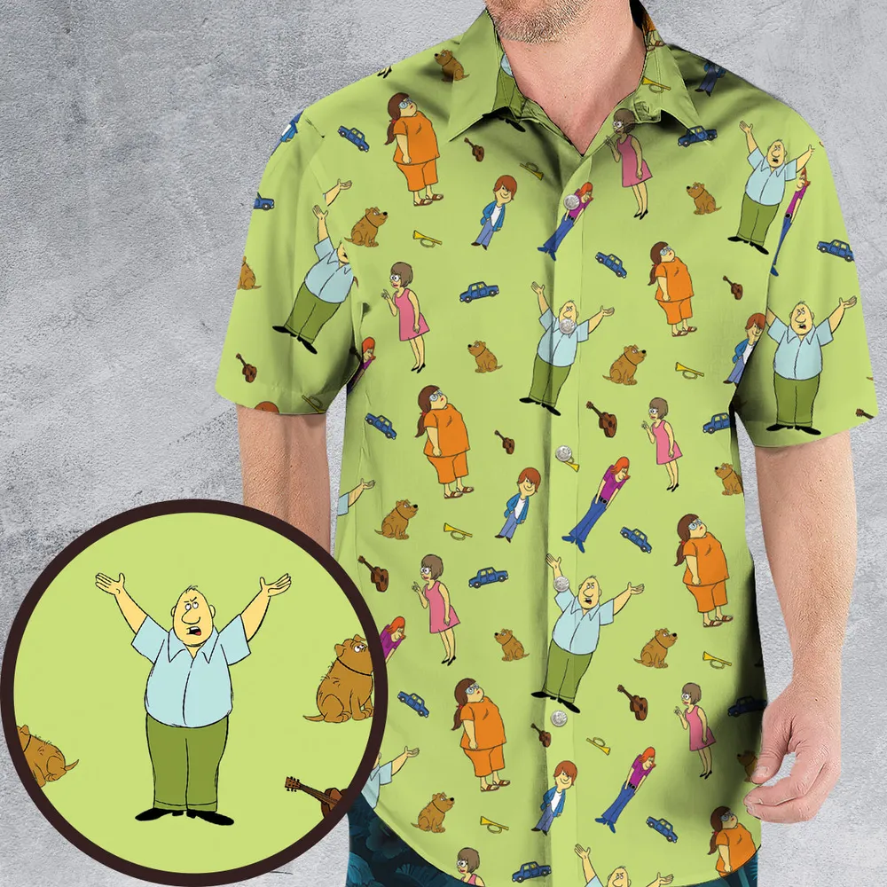 Wait Till Your Father Gets Home Characters Hawaiian Shirt - 1