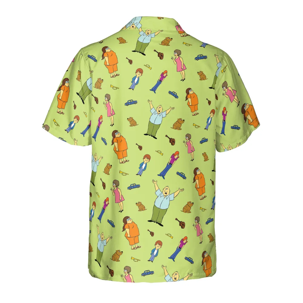 Wait Till Your Father Gets Home Characters Hawaiian Shirt - 3