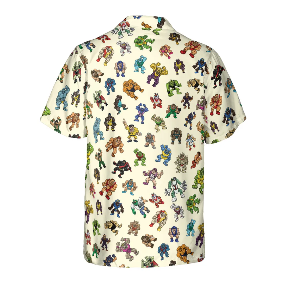 Monster Wrestler In My Pocket Hawaiian Shirt - 3