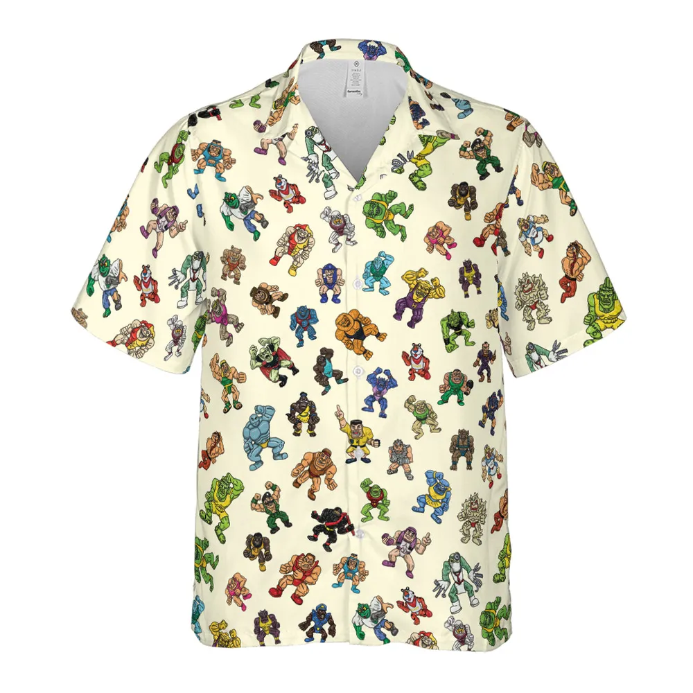 Monster Wrestler In My Pocket Hawaiian Shirt - 2