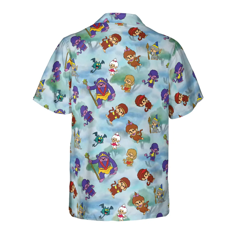 Monchhichis Cartoon Characters Hawaiian Shirt - 3