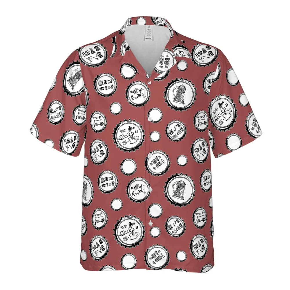 Recall Memories Beer Cap Puzzles Hawaiian Shirt - 2