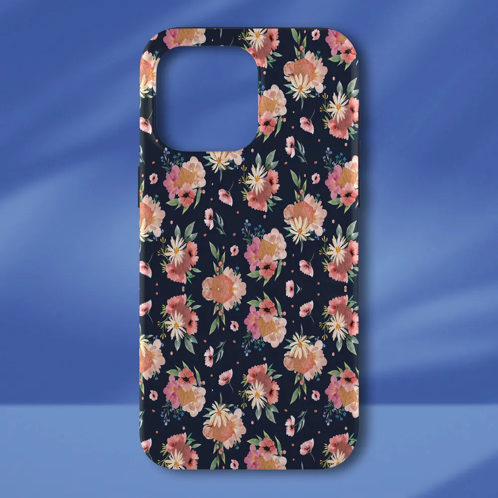 Floral Dice Phone Case - 1