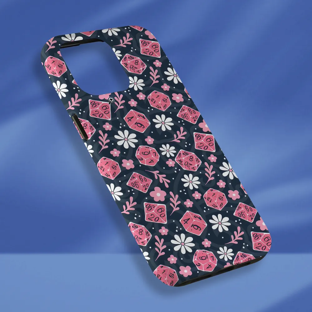 Pink Dice Phone Case - 3