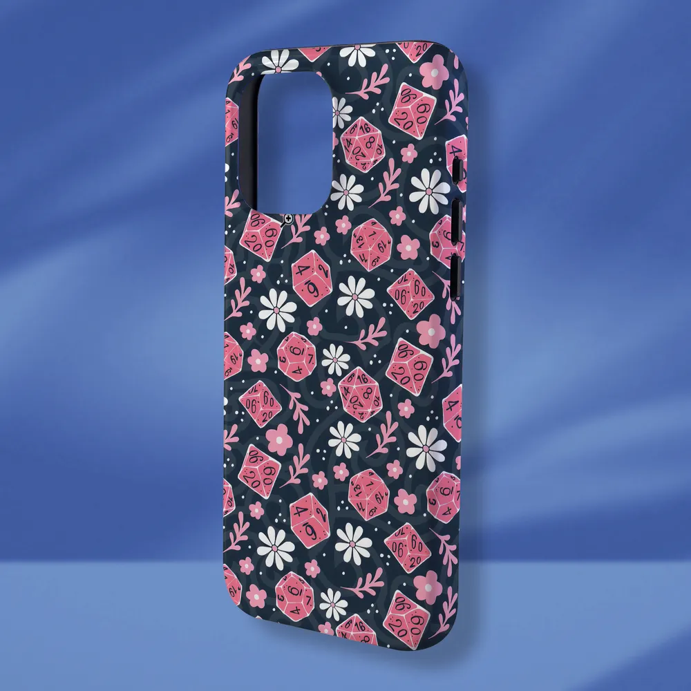 Pink Dice Phone Case - 4