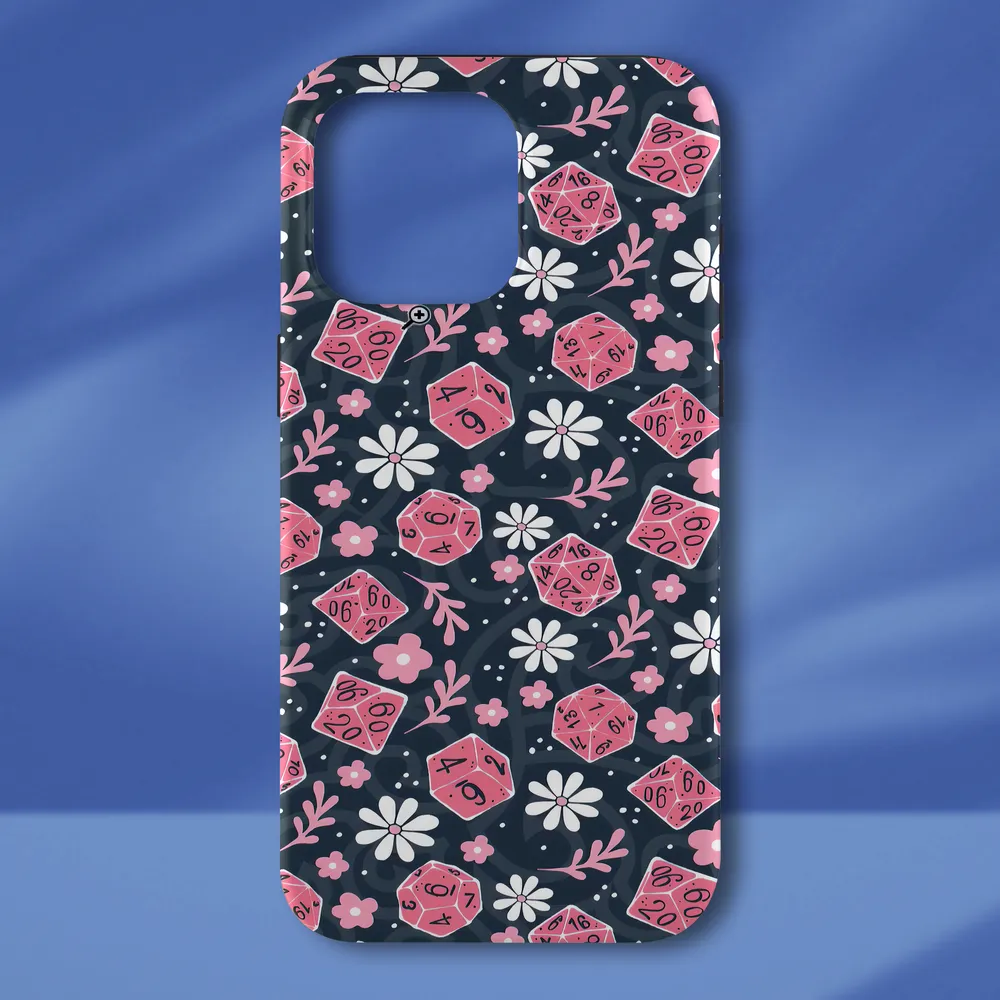 Pink Dice Phone Case - 1