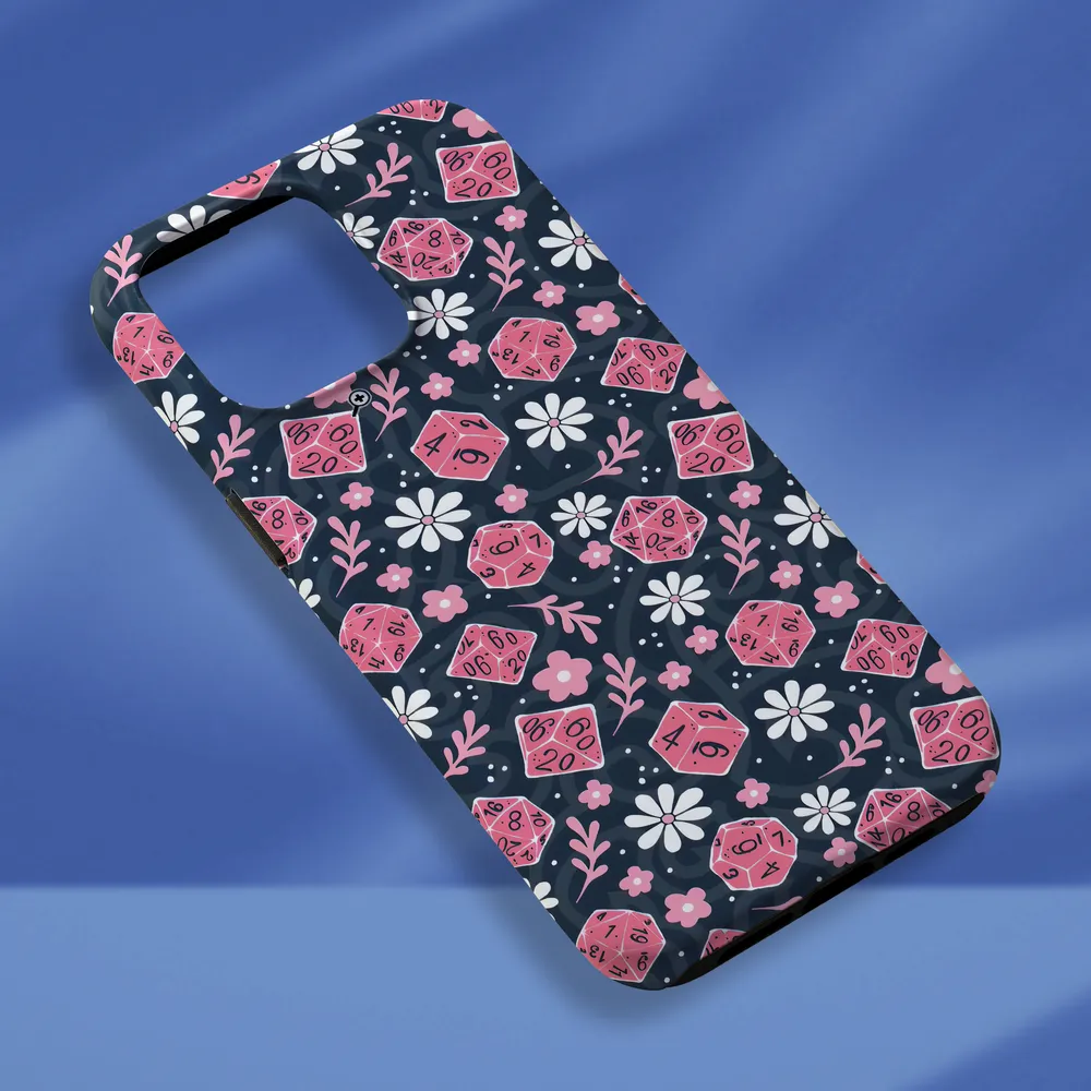 Pink Dice Phone Case - 2
