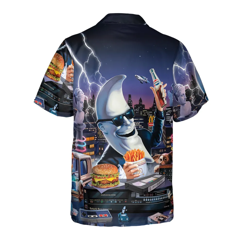 Retro Moon Mac Tonight Hawaiian Shirt - 3
