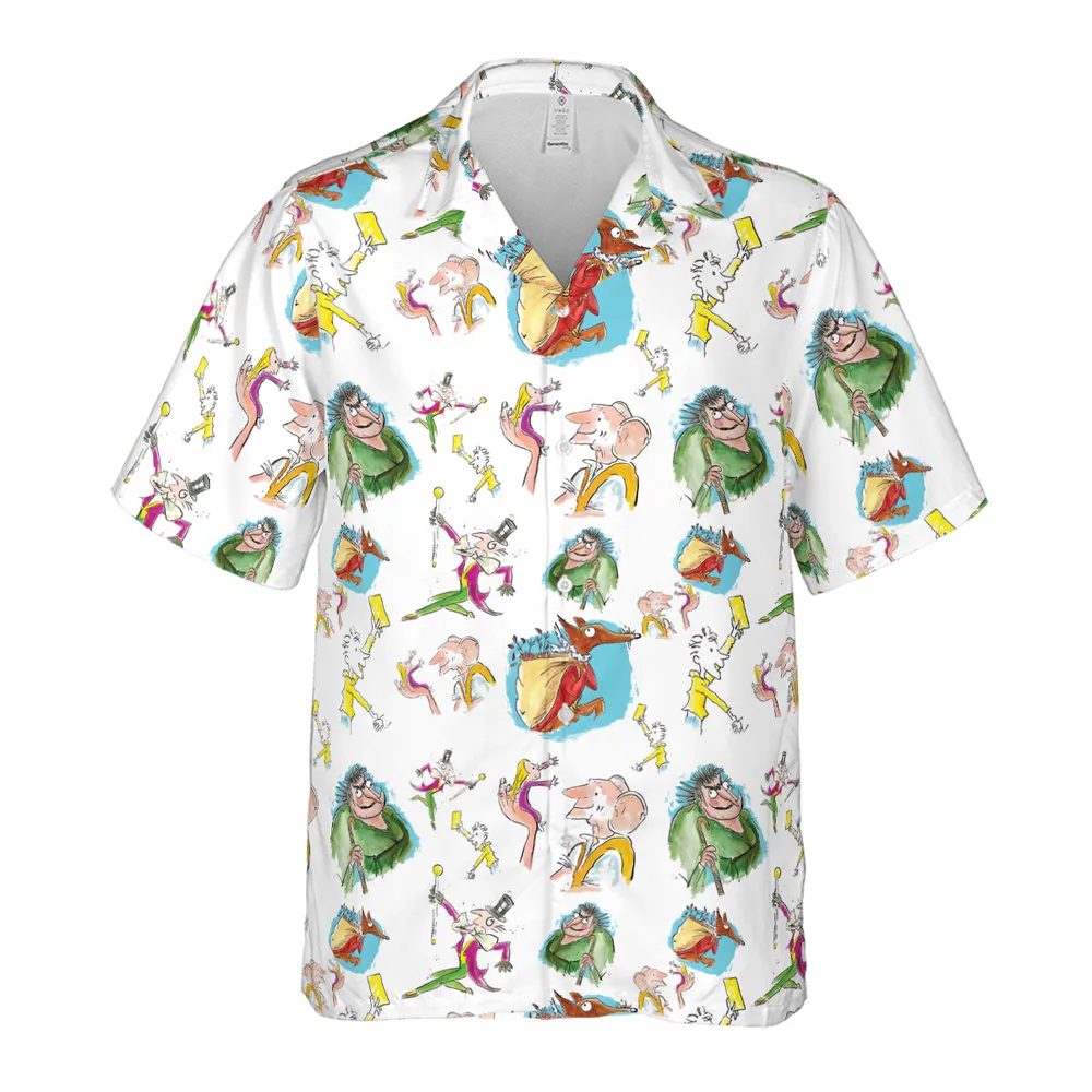 Roald Dahl Characters Hawaiian Shirt - 2