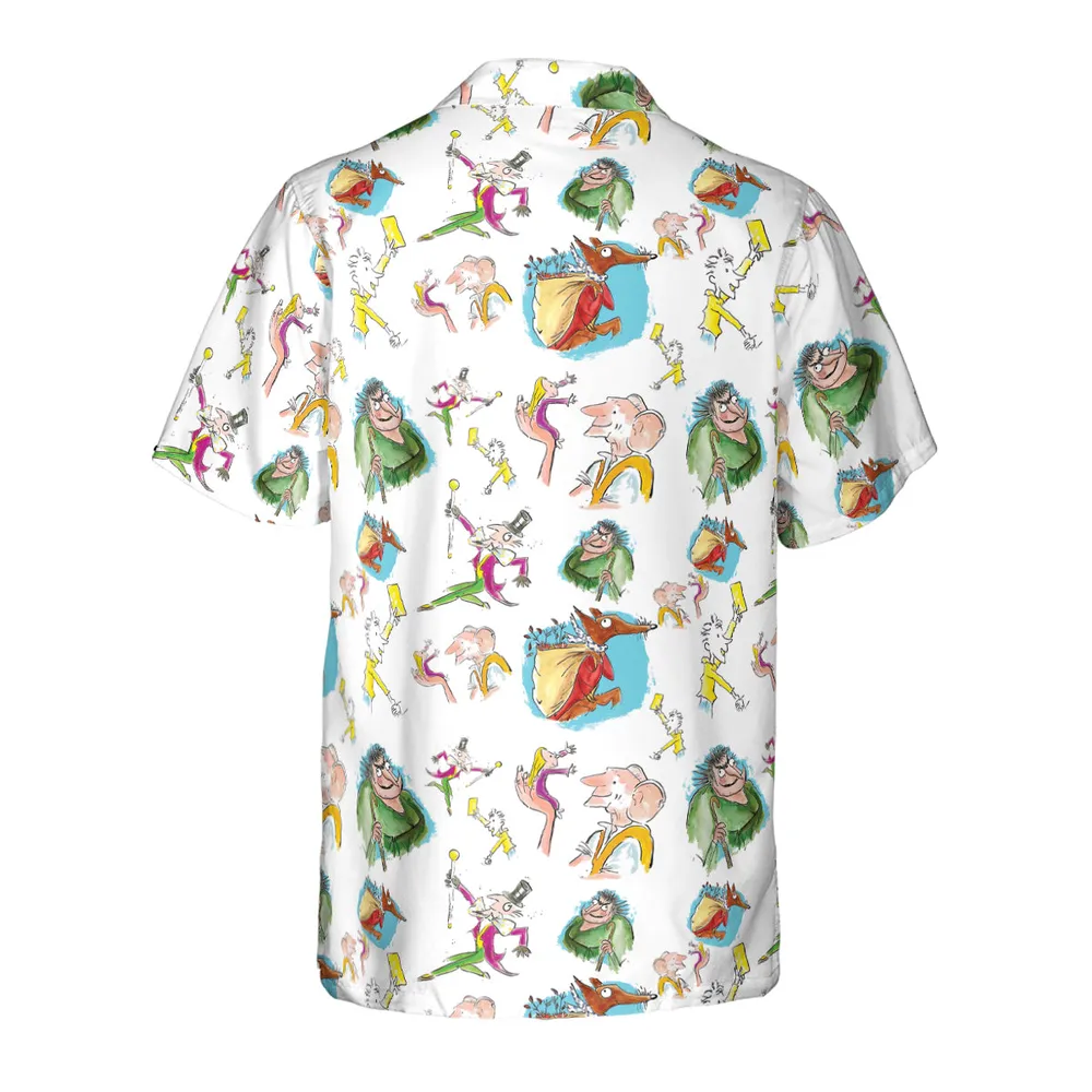 Roald Dahl Characters Hawaiian Shirt - 3