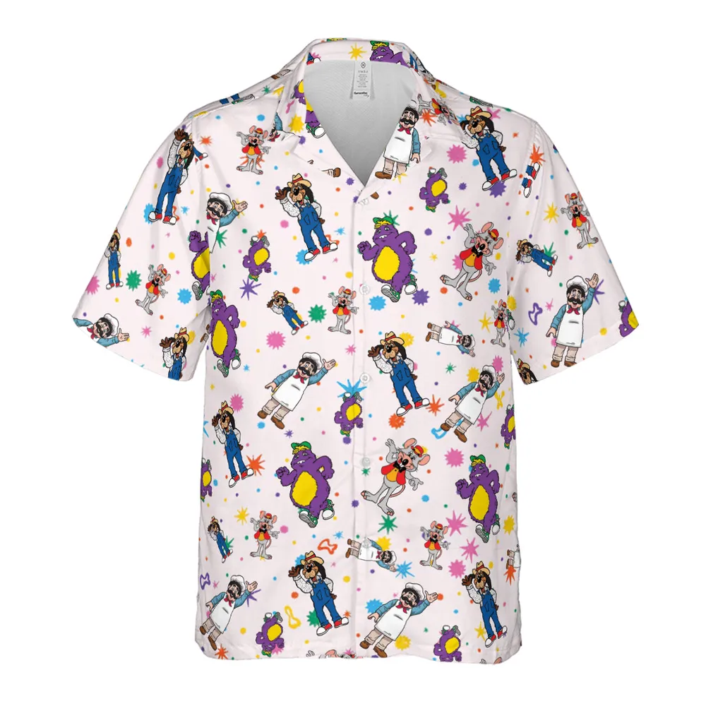 Cheezer Weezer Chuck E Cheese Hawaiian Shirt - 2