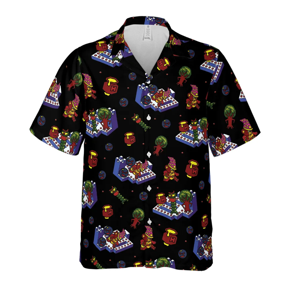 Bentley Bear Crystal Castles Hawaiian Shirt - 2