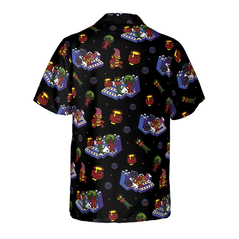 Bentley Bear Crystal Castles Hawaiian Shirt - 3
