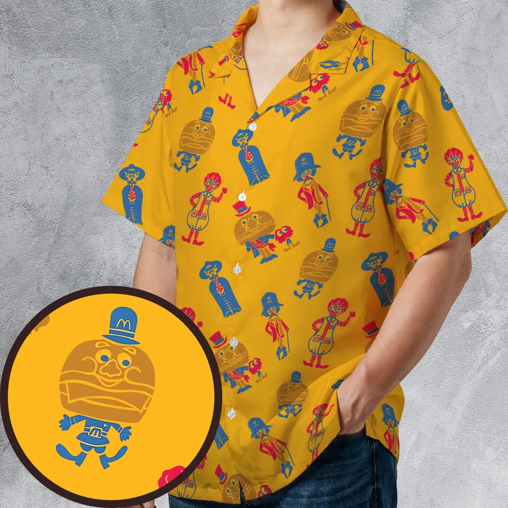 Mcdonaldland Lineup Hawaiian Shirt - 1