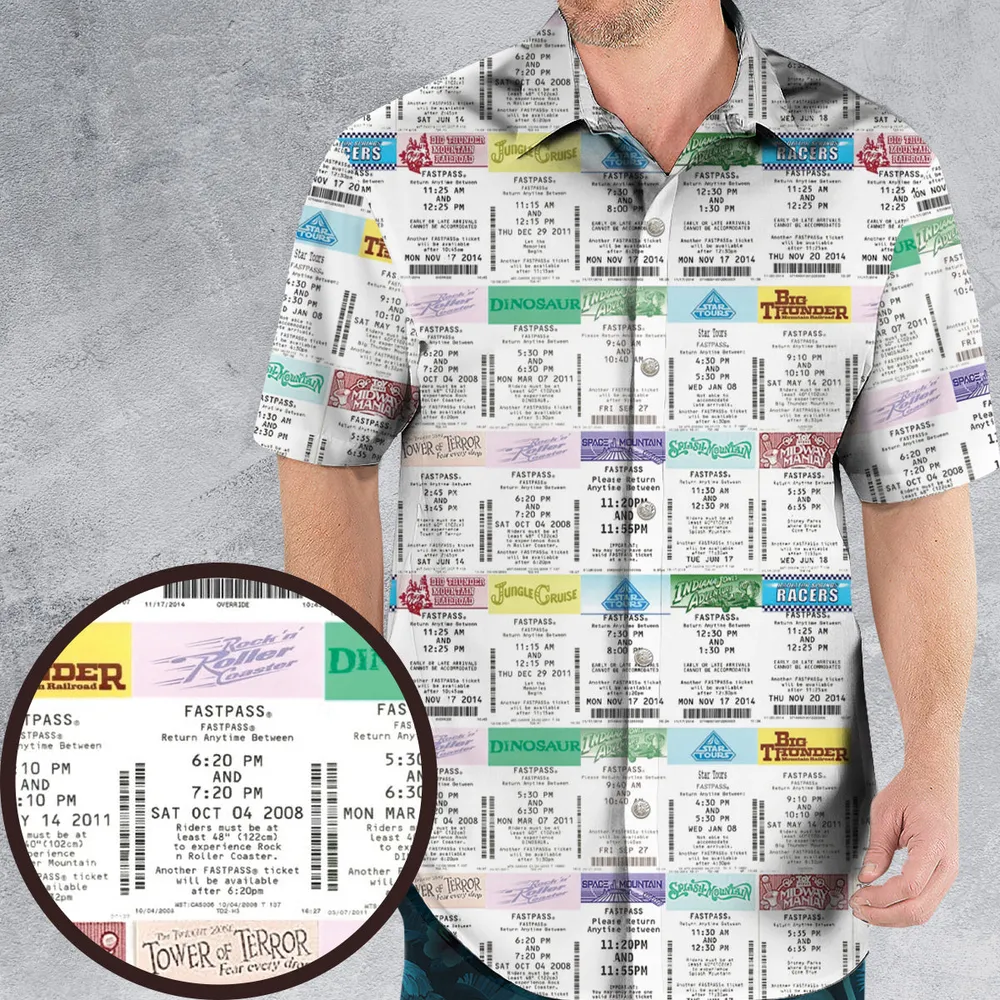 Fastpass Hawaiian Shirt - 1