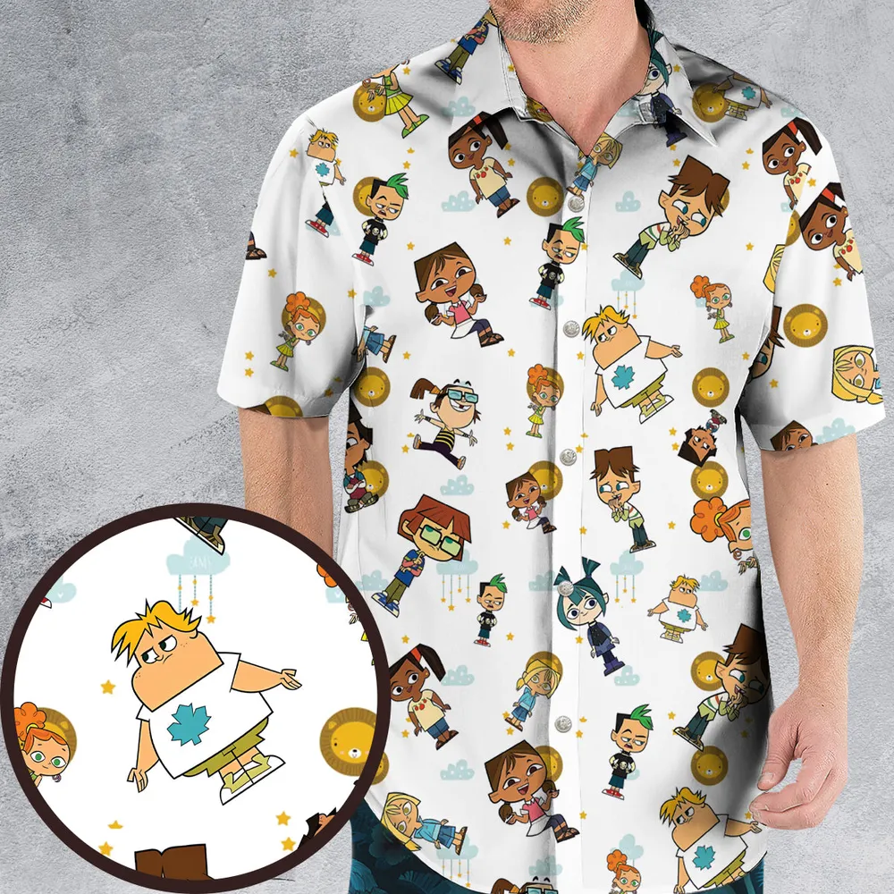 Drama Llamas Total Drama Hawaiian Shirt - 1