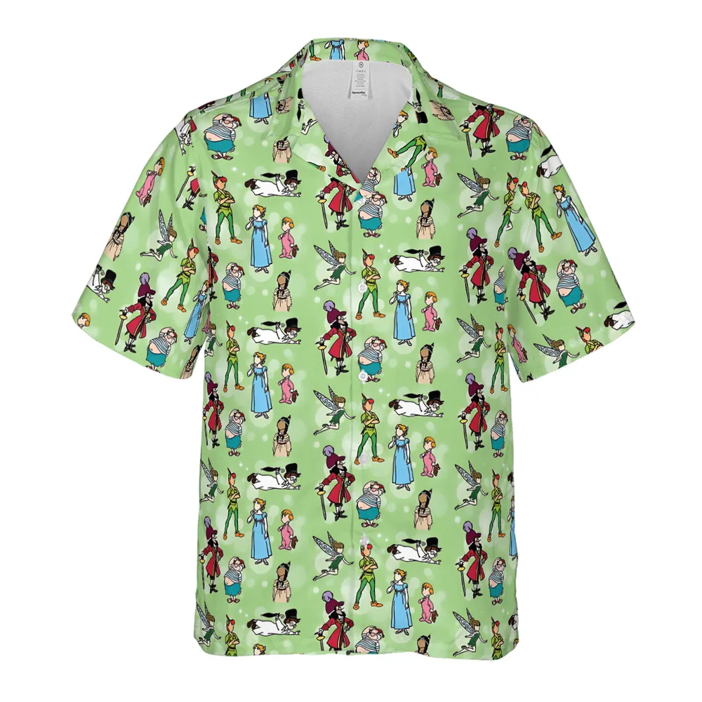 Neverland Doodles Peter Pan Hawaiian Shirt - 2
