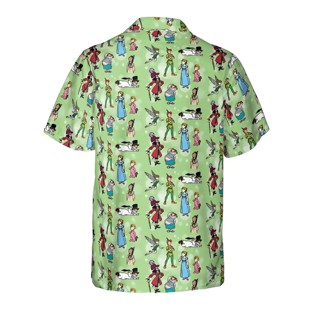 Neverland Doodles Peter Pan Hawaiian Shirt - 3