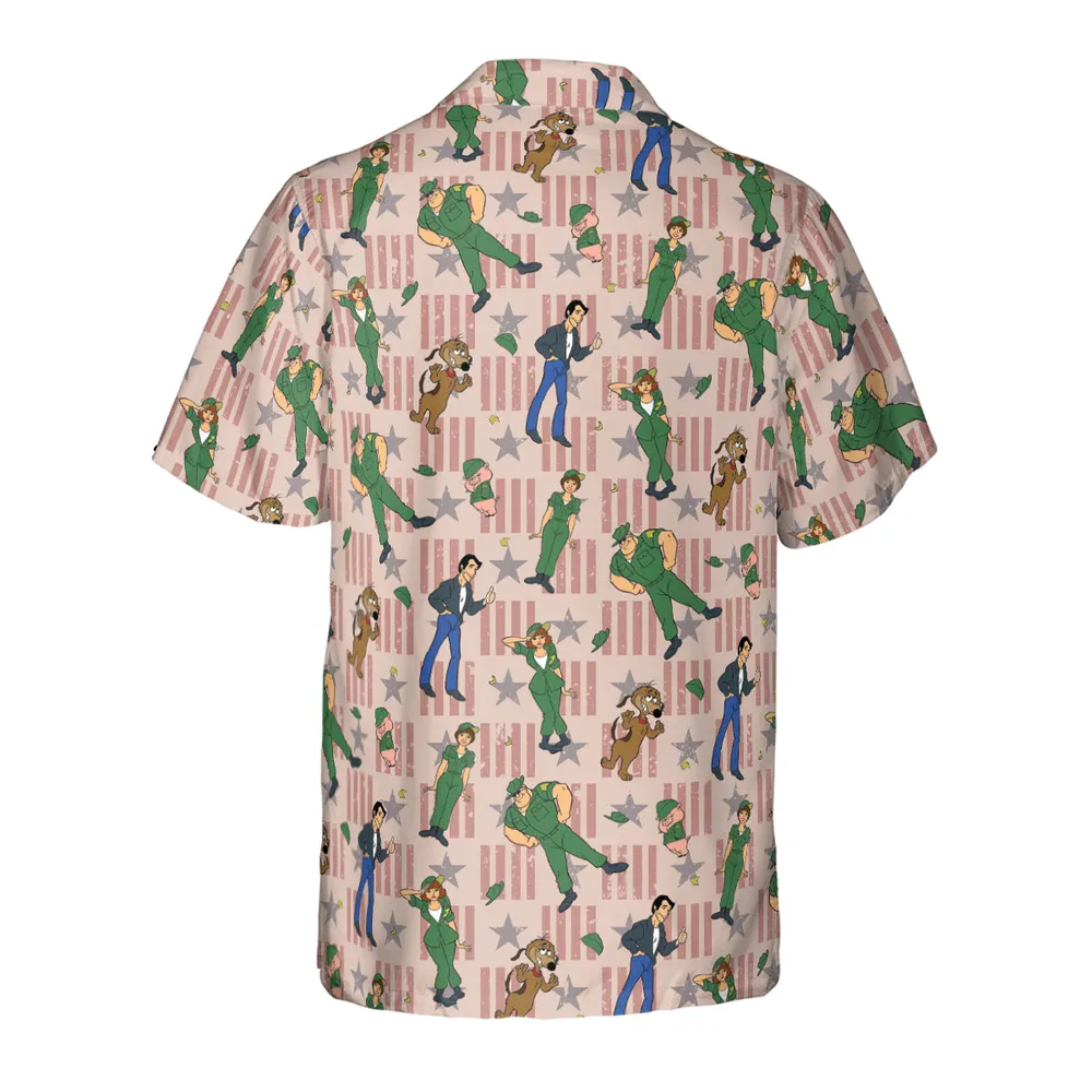 Laverne And Shirley with The Fonz Hawaiian Shirt - 3