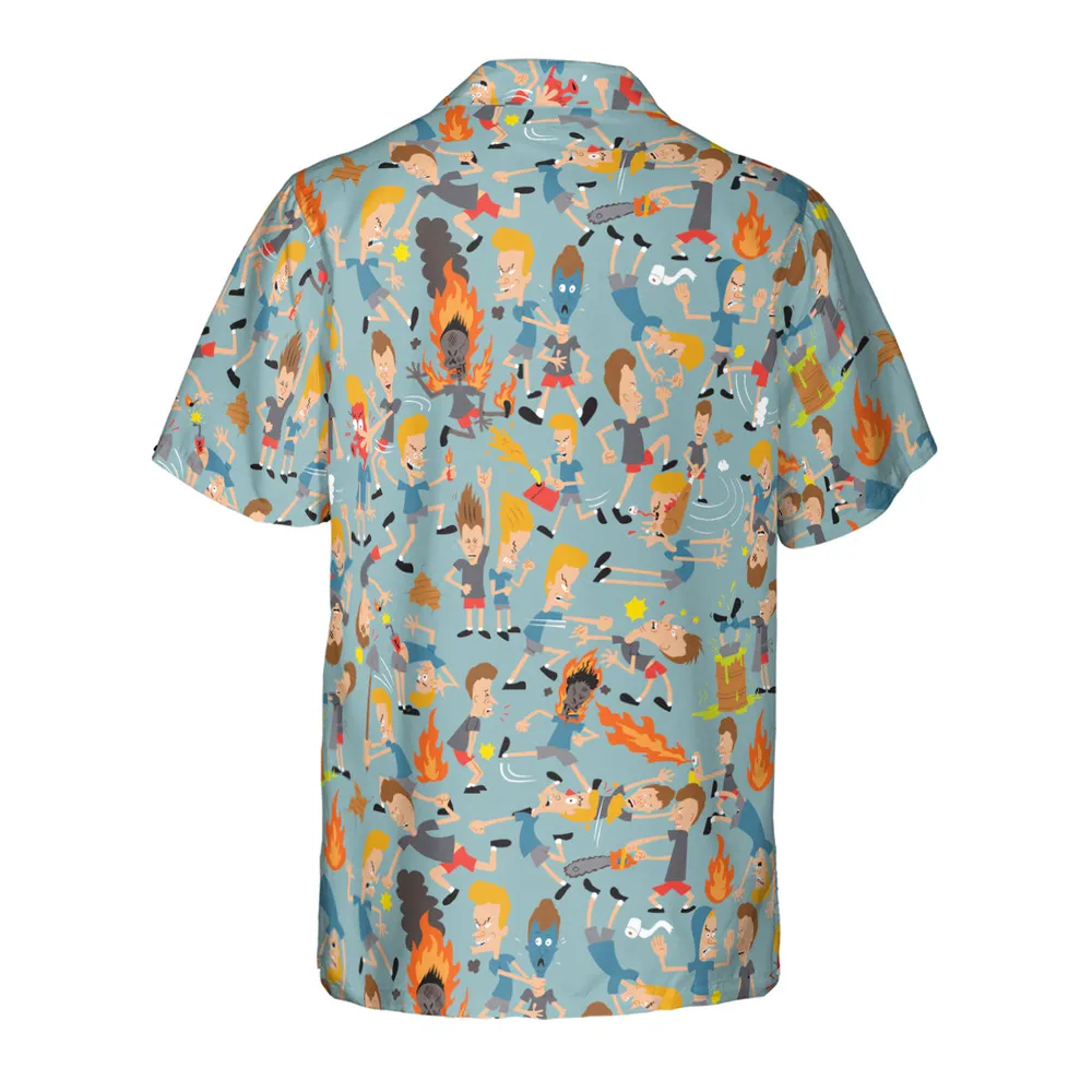 Beavis And Butt-Head Great Cornholio Hawaiian Shirt - 3