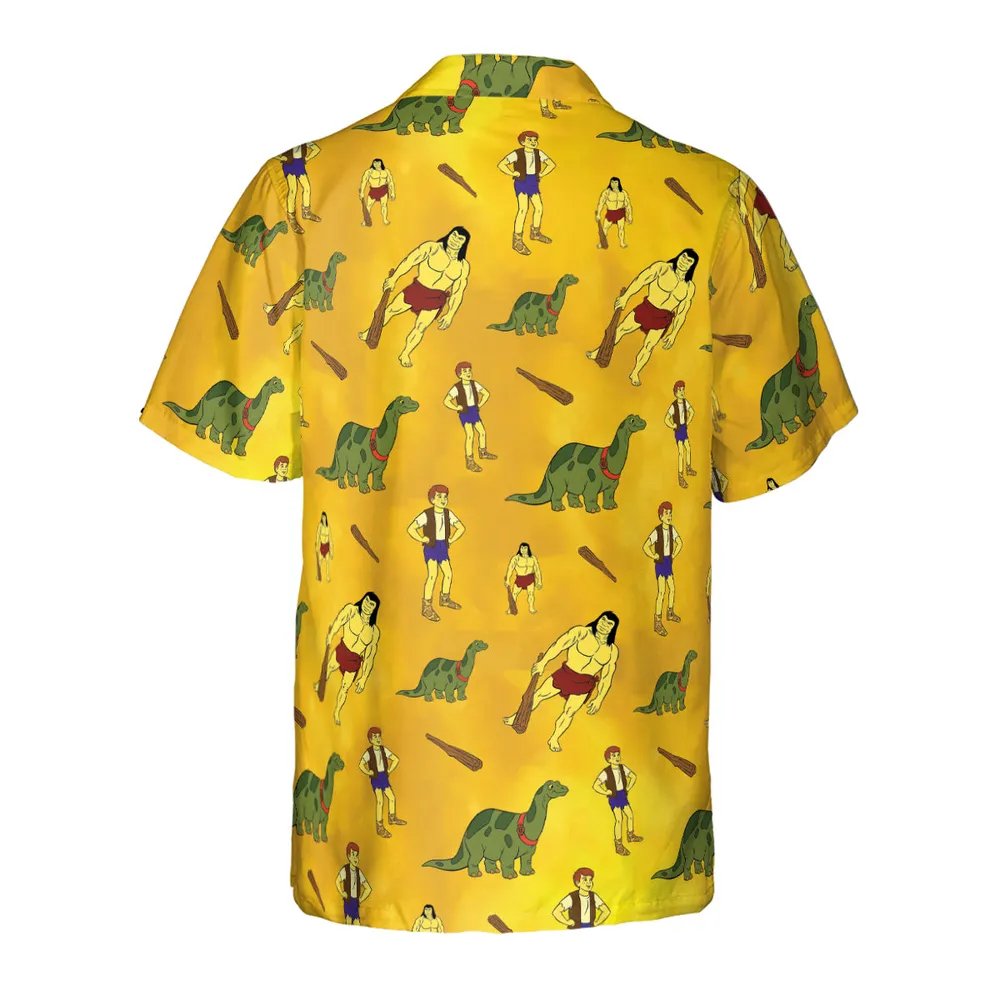 Dino Boy in the Lost Valley Hawaiian Shirt - 3