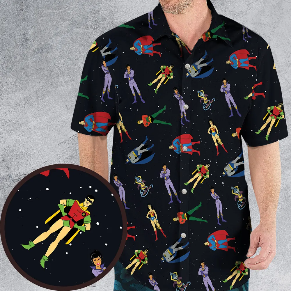 The Super Powers Team Super Friends Hawaiian Shirt - 1