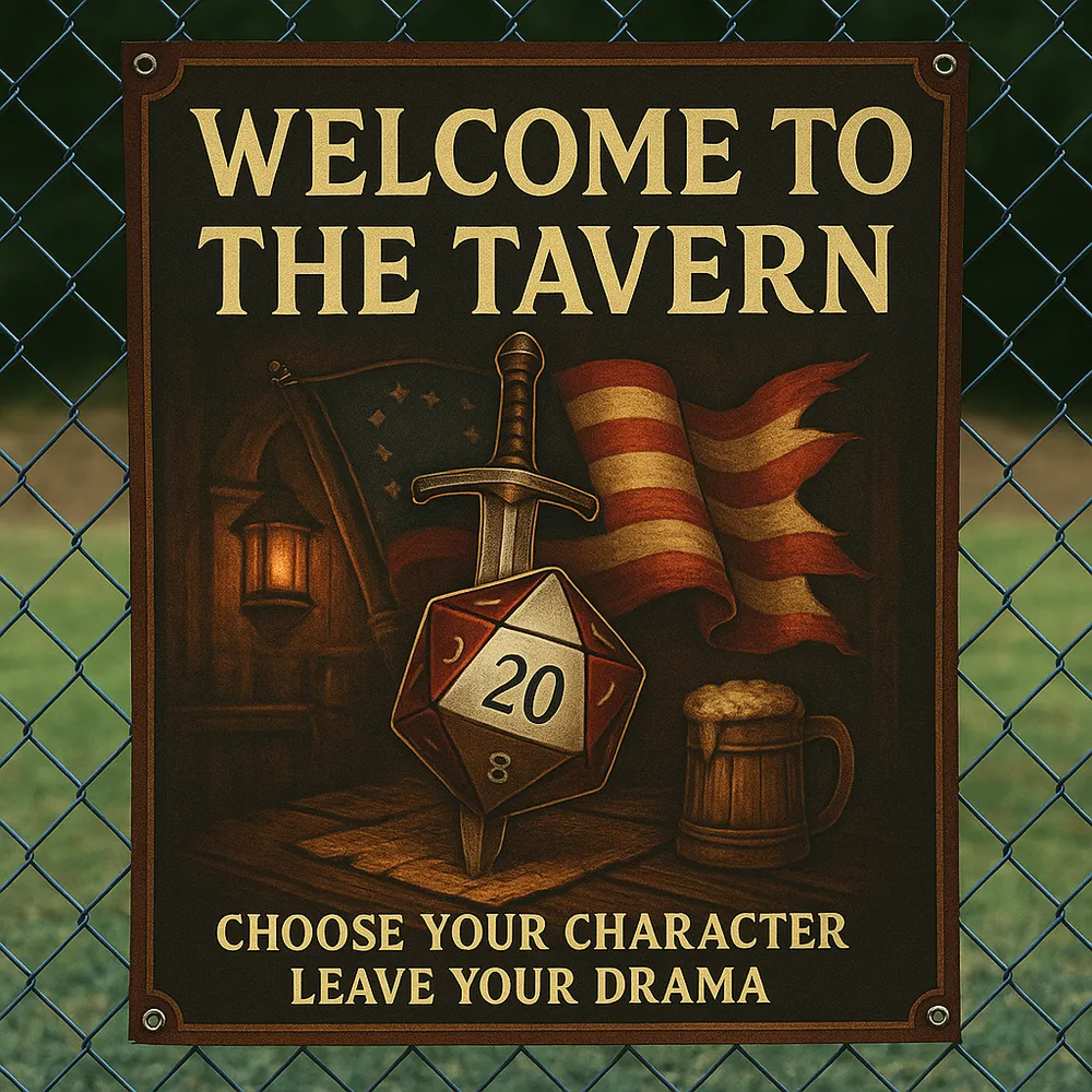 Welcome To The Tavern Flag - 1