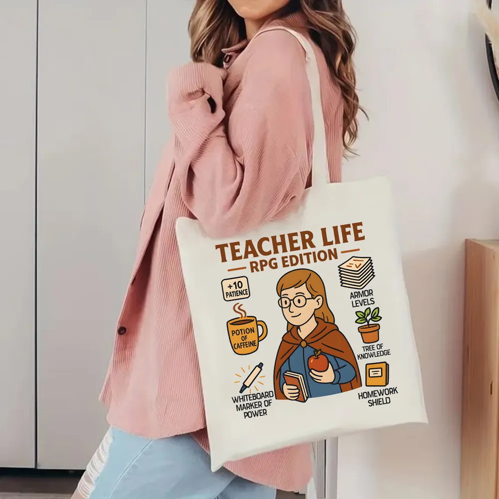 Teacher Life RPG Edition Tote Bag - 1