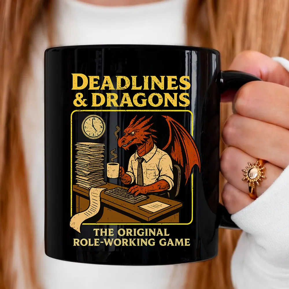 Deadlines & Dragons Mug - 1