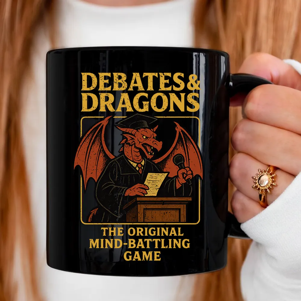 Debates & Dragons Professor Ceramic Mug - 1