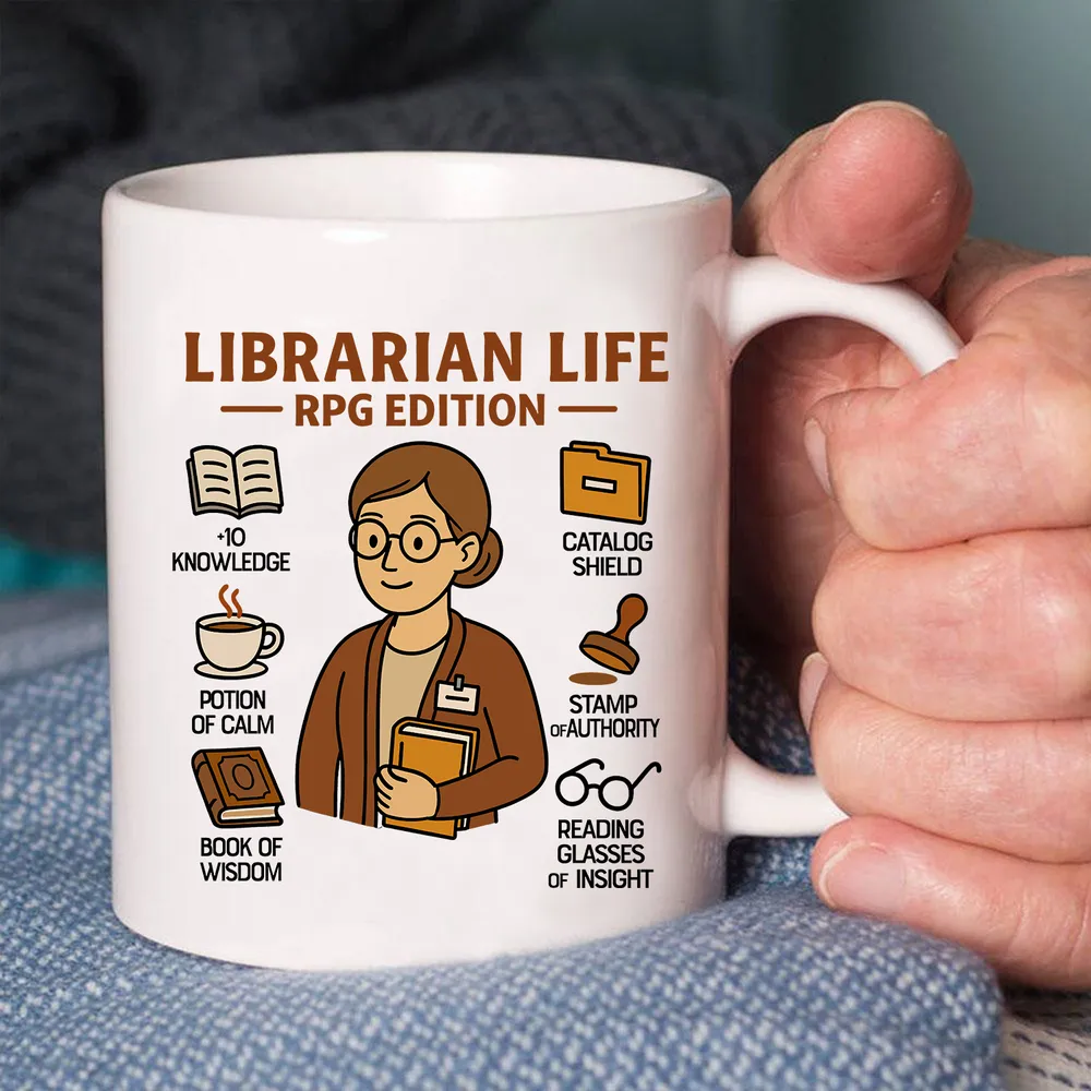 Librarian Life RPG Edition Mug - 1
