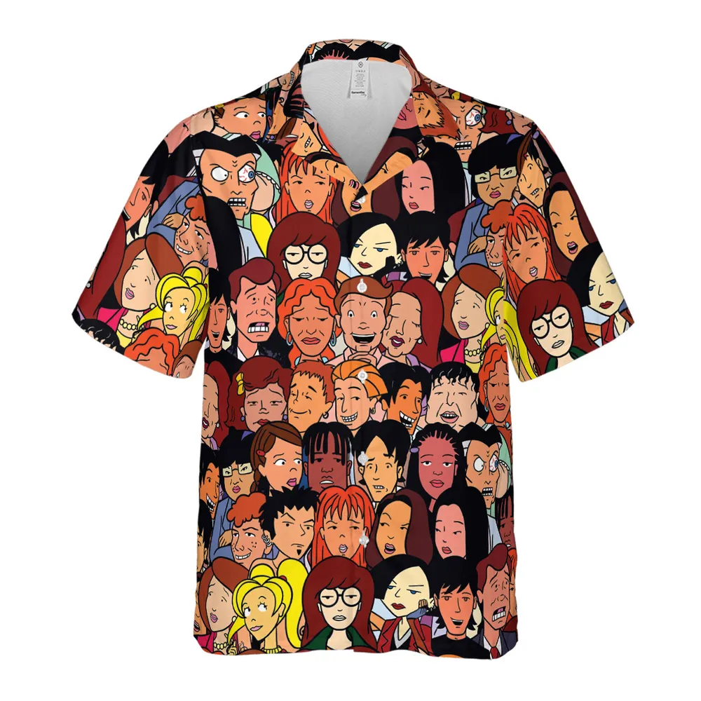 Animated Attitude Daria Hawaiian Shirt - 2