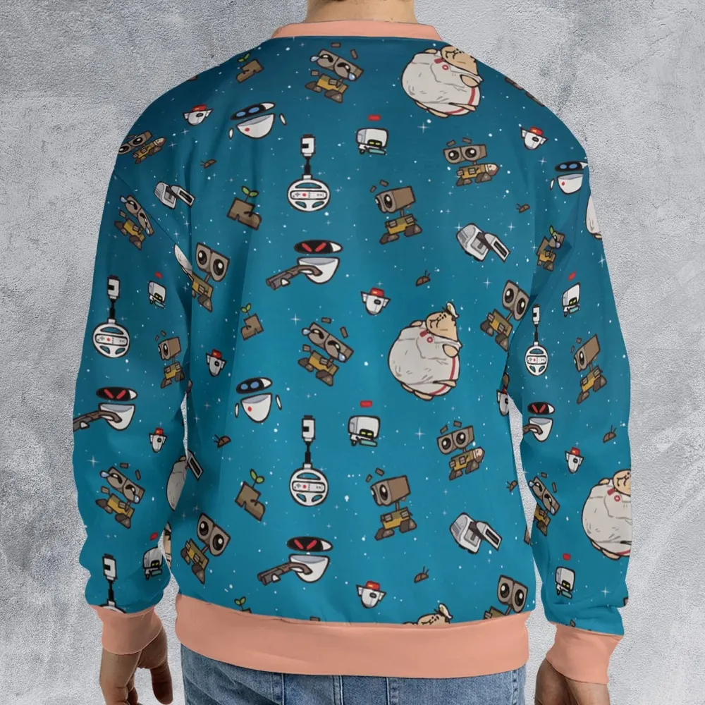 Space Vibes Wall-e All-over Print Sweatshirt - 2