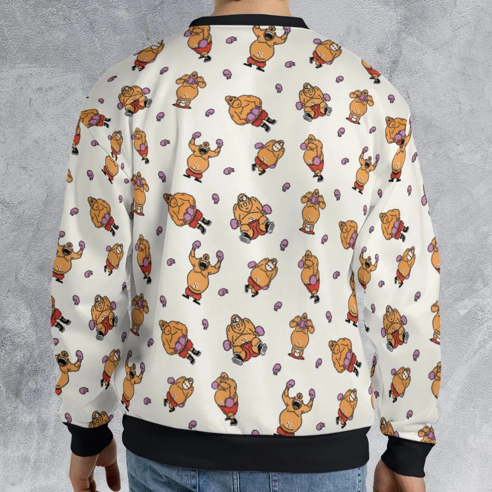 King Hippo Punch Out All-over Print Sweatshirt - 2