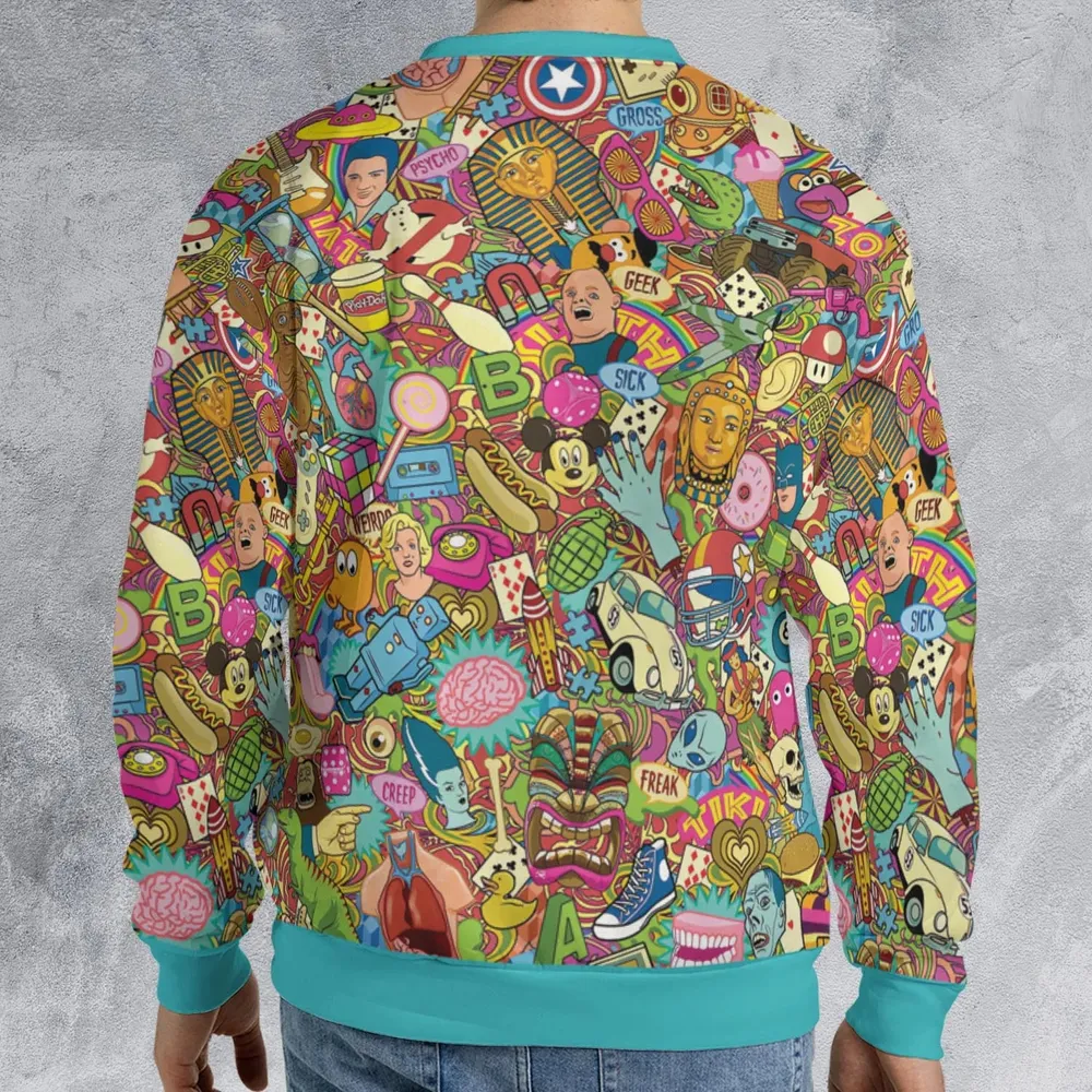 Nostalgia Toys Pop Culture Toys All-over Print Sweatshirt - 2