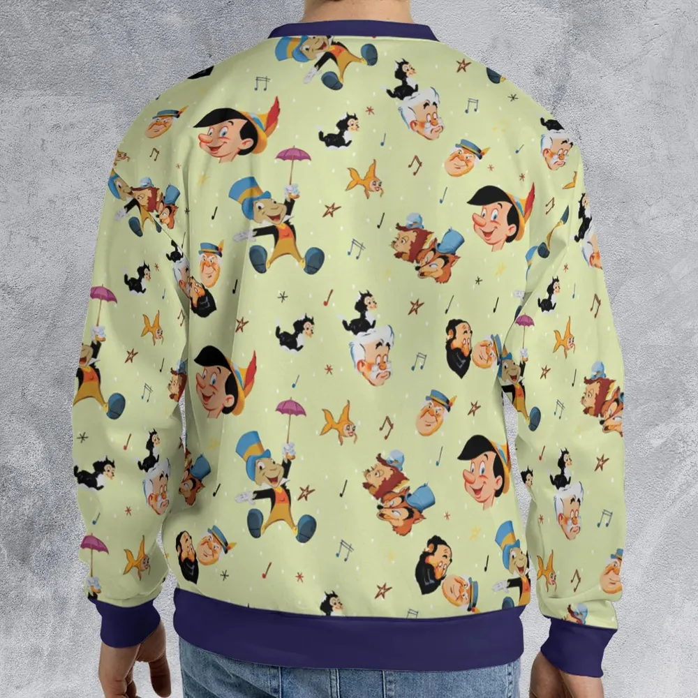 I Can't Stop Lying Pinocchio All-over Print Sweatshirt - 2