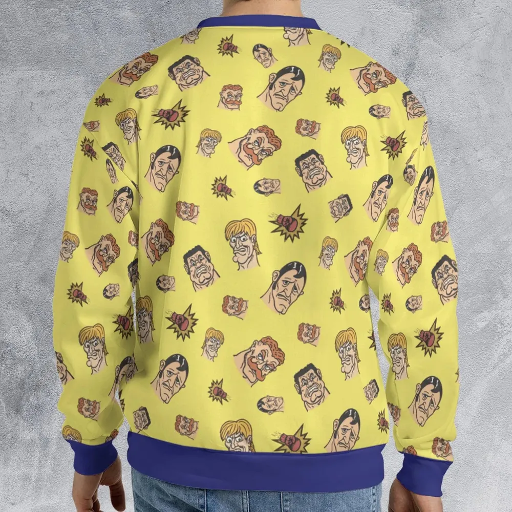 Retro Ring Kings Punch-out All-over Print Sweatshirt - 2