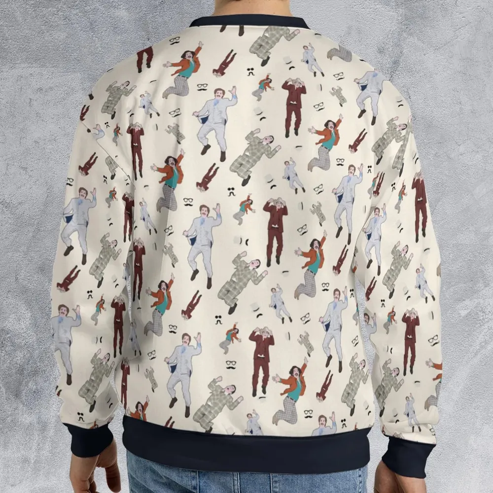 News Team Assemble Anchorman All-over Print Sweatshirt - 2