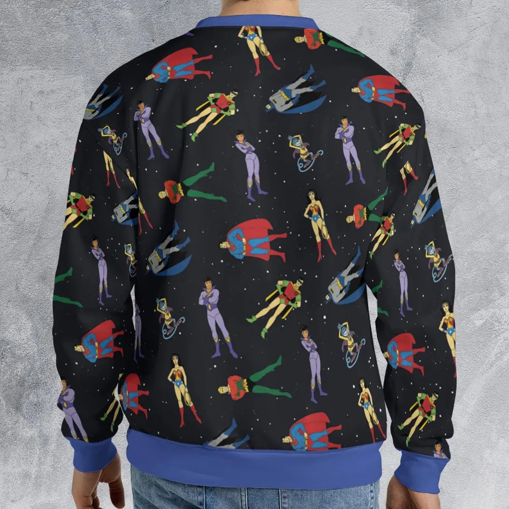 The Super Powers Team Super Friends All-over Print Sweatshirt - 2