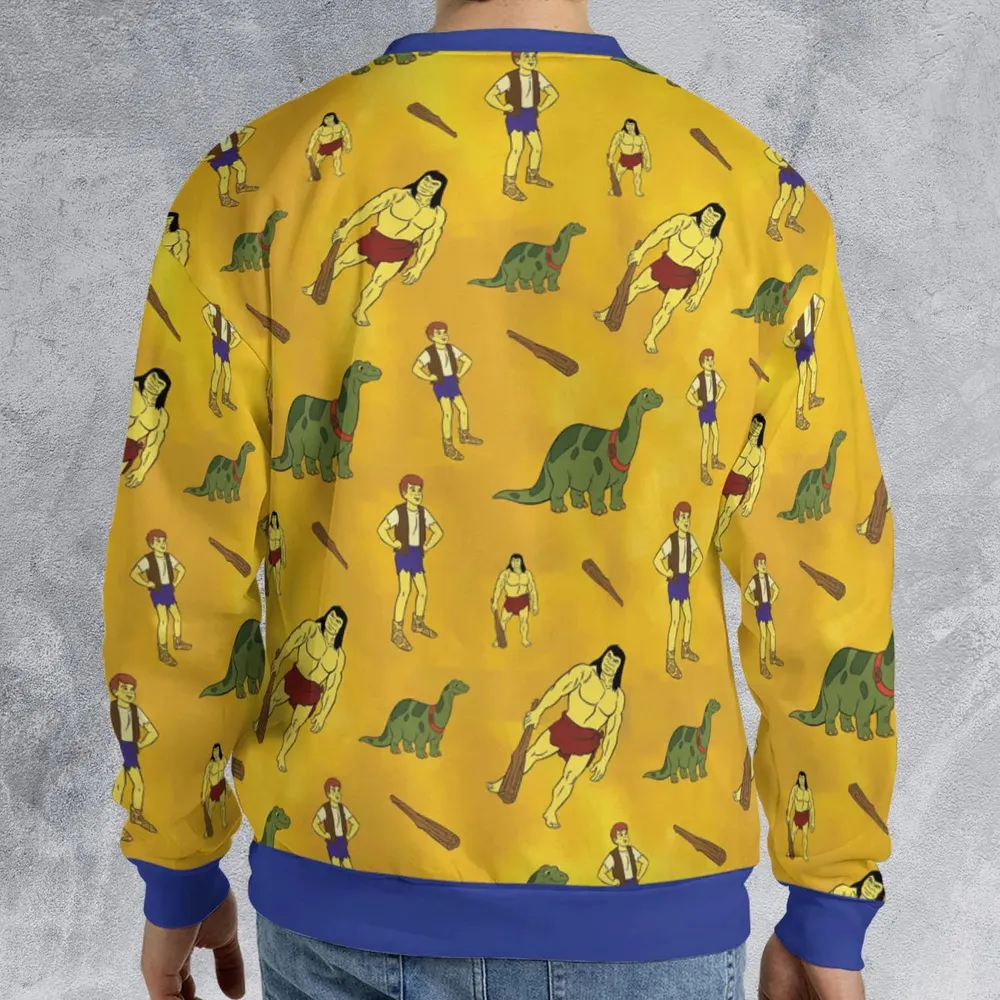 Dino Boy in the Lost Valley All-over Print Sweatshirt - 2