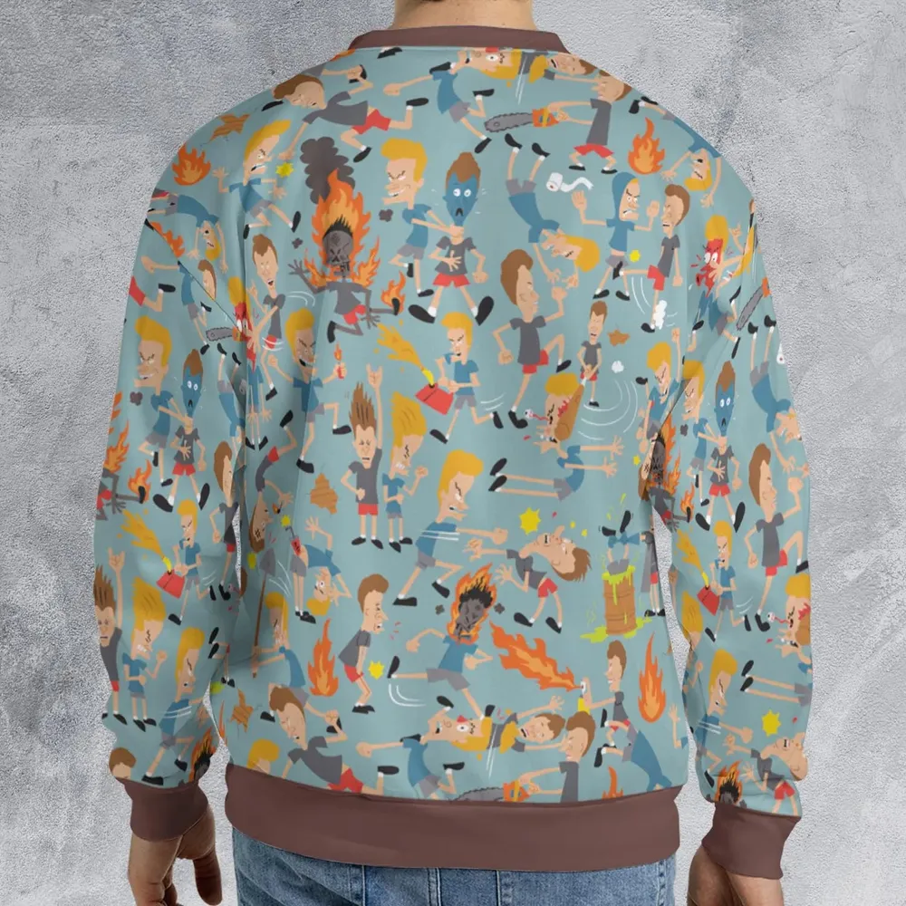 Beavis And Butt-Head Great Cornholio All-over Print Sweatshirt - 2