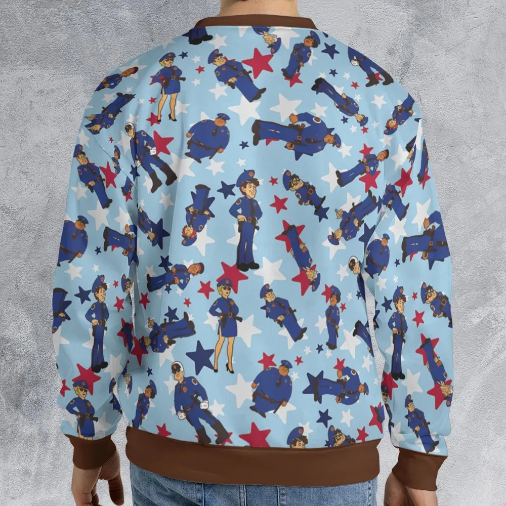 Police Academy Cartoon Characters All-over Print Sweatshirt - 2