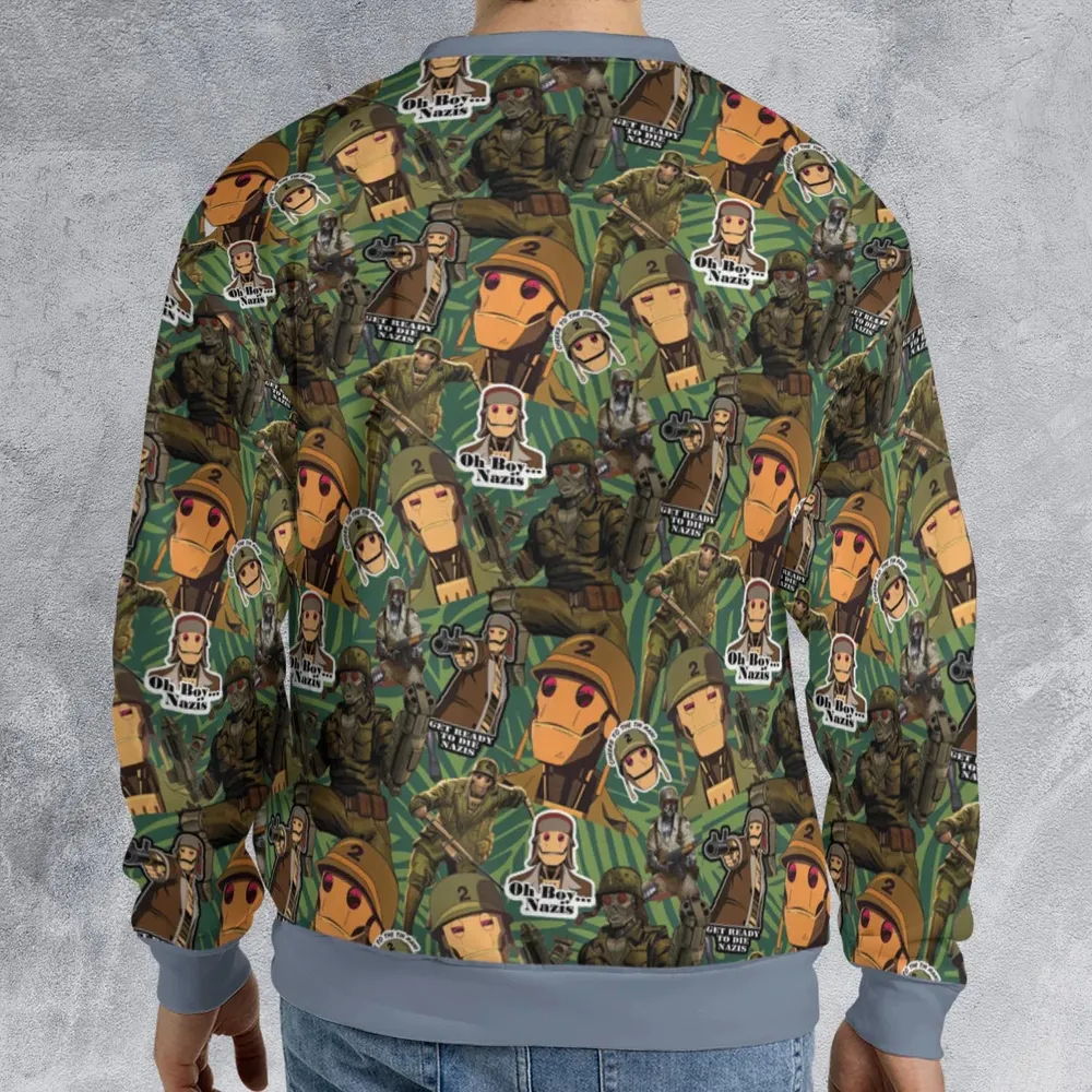 GI Robot Creature Commandos All-over Print Sweatshirt - 2