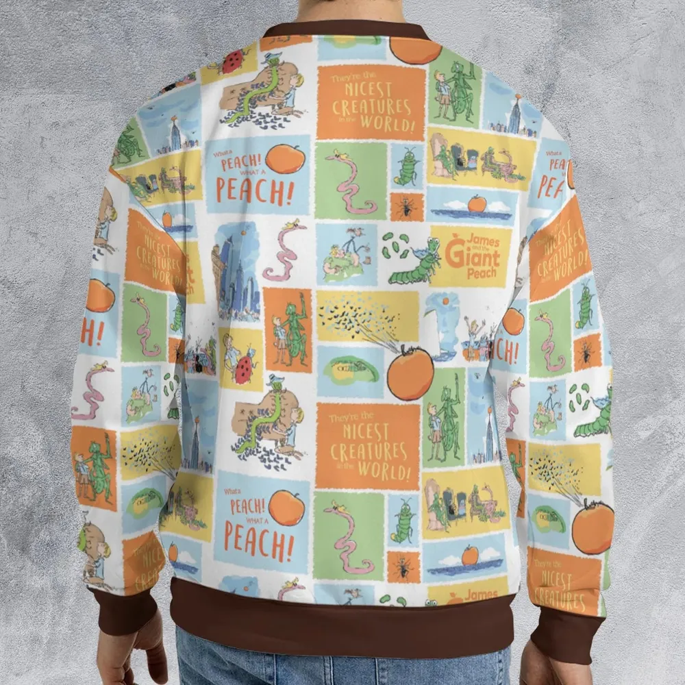 Children's Tales What A Peach James And The Giant Peach All-over Print Sweatshirt - 2